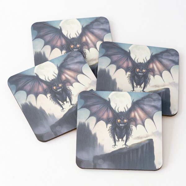 Item preview, The Mothman of Point Pleasant drawing designed and sold by Vintage Designs +.