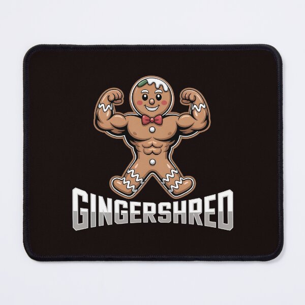 Item preview, Gingershred Bodybuilding – Funny Holiday Weightlifting Design designed and sold by Redgiant87x.