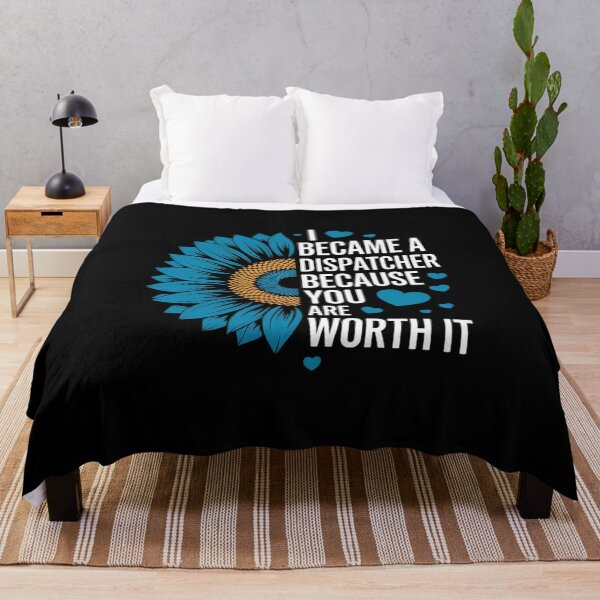 Item preview, I Became A Dispatcher Because YOU Are Worth It Police Fire  designed and sold by THagBlue.