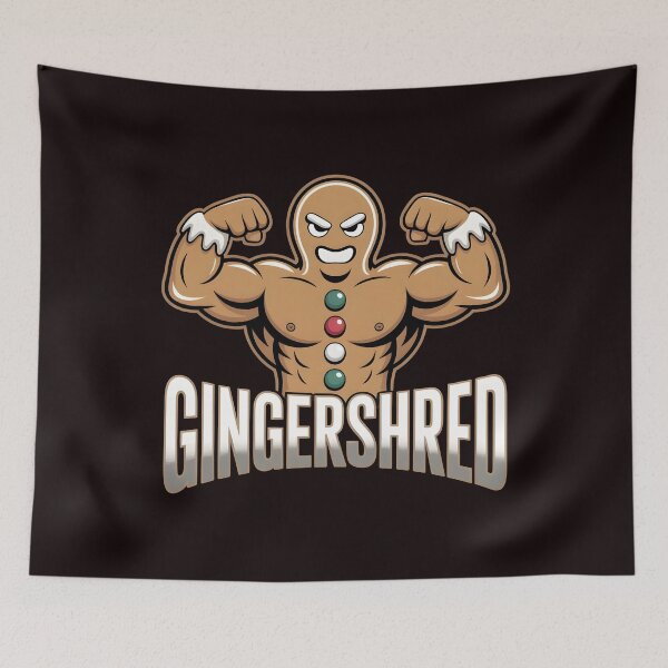 Item preview, Gingershred Bodybuilding – Xmas Muscle Motivation Design designed and sold by Redgiant87x.