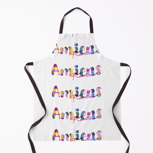 Item preview, Amiens, France, Vibrant Abstract City Typography Art designed and sold by Wanderful-roads.