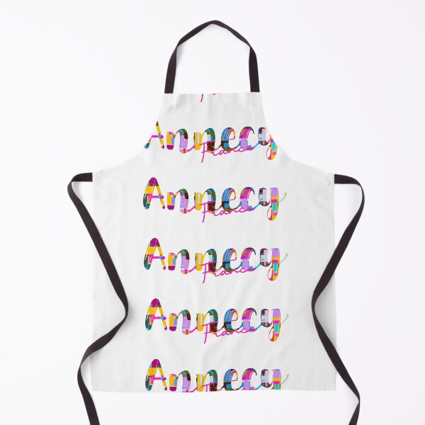 Item preview, Annecy, France, Vibrant Abstract City Typography Art designed and sold by Wanderful-roads.
