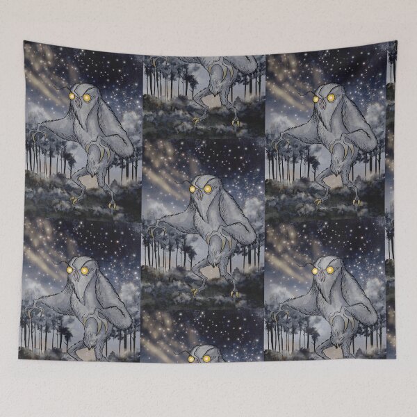 Item preview, The Mothman of Point Pleasant drawing designed and sold by Vintage Designs +.
