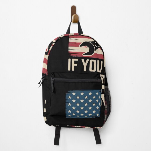 Item preview, If You Need Me I'll Be In The Garage American Flag Mechanics designed and sold by THagBlue.
