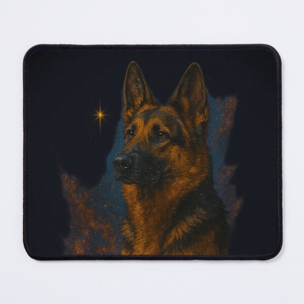 Item preview, Celestial Shepherd – German Shepherd Portrait designed and sold by BadaBingBear.