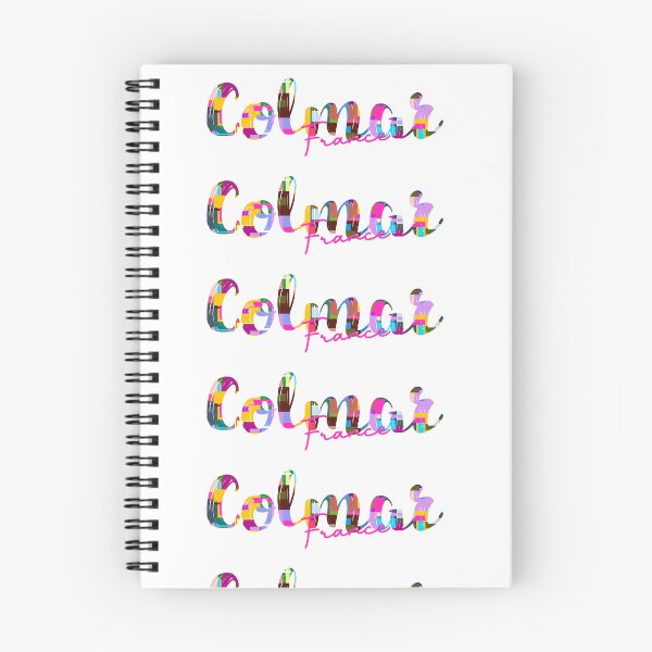 Item preview, Colmar, France, Vibrant Abstract City Typography Art designed and sold by Wanderful-roads.