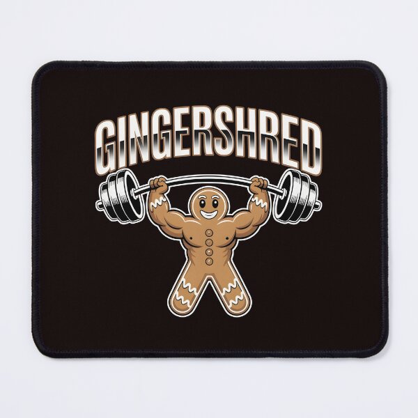 Item preview, Gingershred Bodybuilding – Festive Workout Gym Humor designed and sold by Redgiant87x.