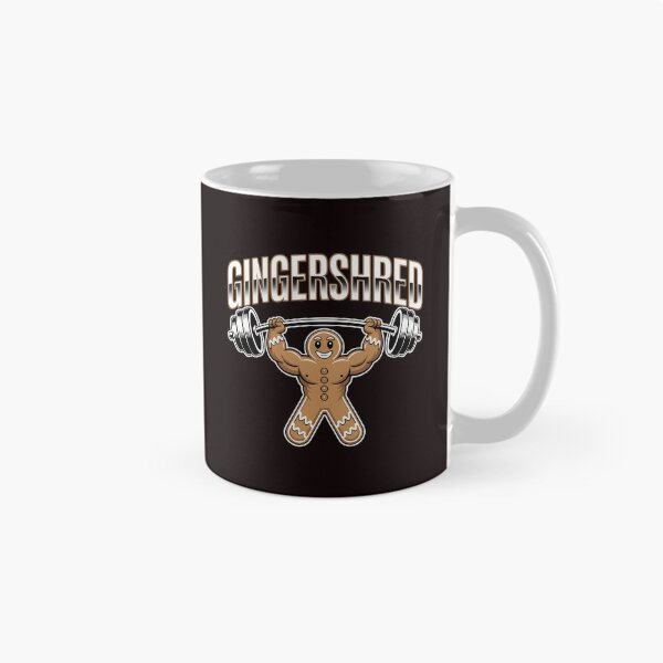 Item preview, Gingershred Bodybuilding – Festive Workout Gym Humor designed and sold by Redgiant87x.