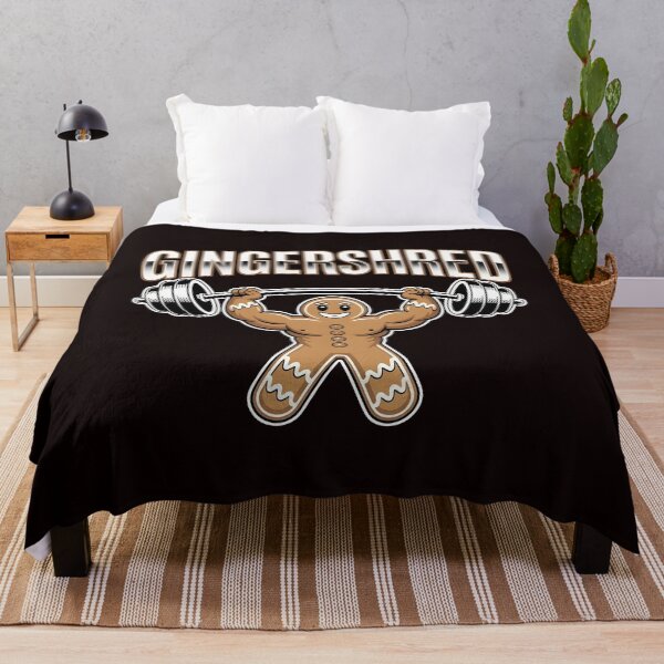 Item preview, Gingershred Bodybuilding – Festive Workout Gym Humor designed and sold by Redgiant87x.