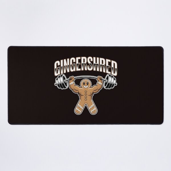 Item preview, Gingershred Bodybuilding – Festive Workout Gym Humor designed and sold by Redgiant87x.