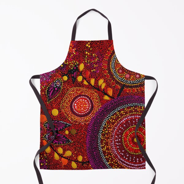 Item preview, Aboriginal Inspired Dot Art - Late Autumn Vibe designed and sold by GrinGalore.