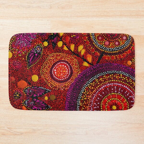 Item preview, Aboriginal Inspired Dot Art - Late Autumn Vibe designed and sold by GrinGalore.
