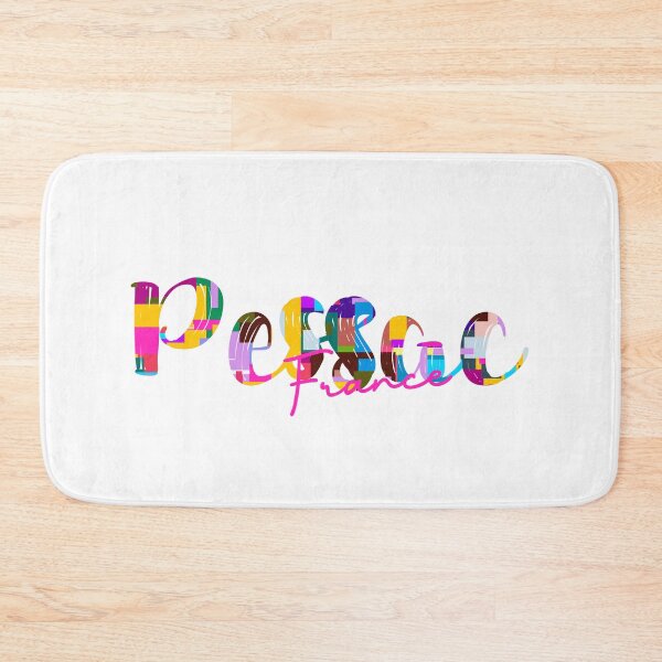 Item preview, Pessac, France, Vibrant Abstract City Typography Art designed and sold by Wanderful-roads.