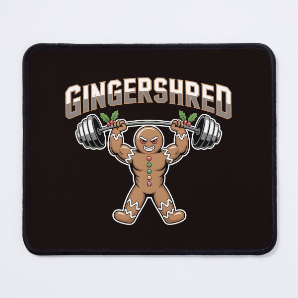 Item preview, Gingershred Bodybuilding – Funny Christmas Muscle Design designed and sold by Redgiant87x.