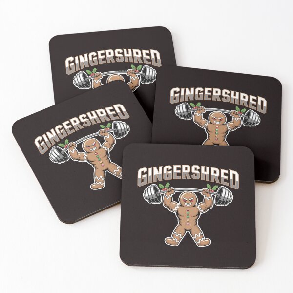 Item preview, Gingershred Bodybuilding – Funny Christmas Muscle Design designed and sold by Redgiant87x.