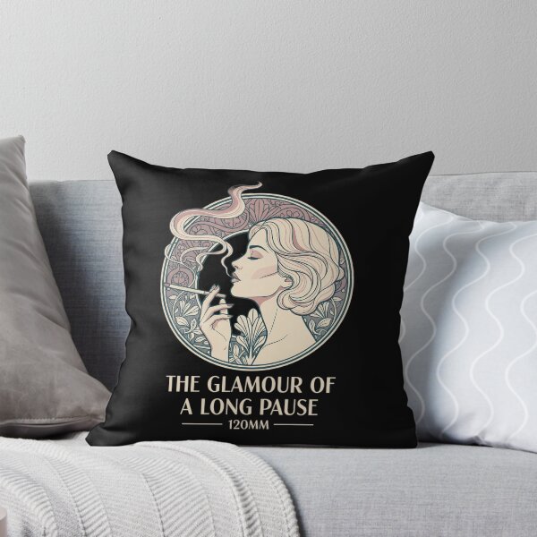 Aperçu de l'œuvre Illustration Art Nouveau d'une femme fumant, dans un esprit rétro. créée et vendue par Spark2Seduction.