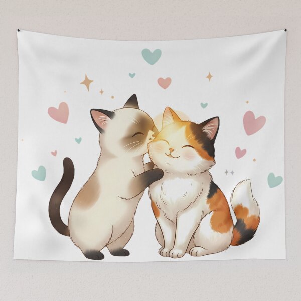 Item preview, Love & Lunacy Cupid Cats in Bubble Dreamscape | Gothic Romance designed and sold by meesub.