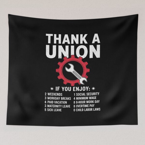 Item preview, Labor Day Tee - Thank A Union Union Strong  designed and sold by THagBlue.