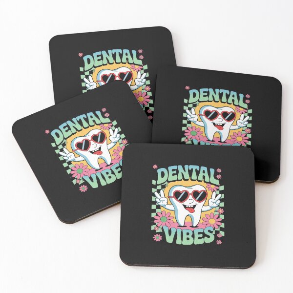 Item preview, Groovy Dental Vibes Dentist Hygienist designed and sold by RuthGAArt.