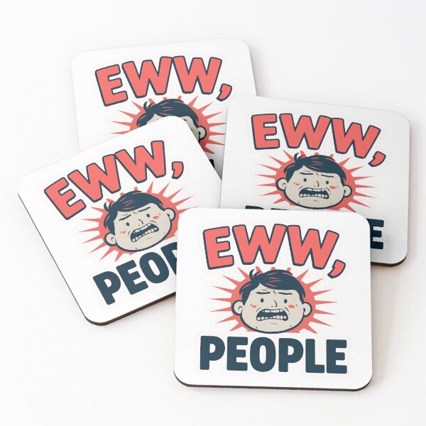 Item preview, Eww, People – Funny Introvert Meme Design designed and sold by HeavyFeatherz.