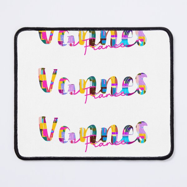 Item preview, Vannes, France, Vibrant Abstract City Typography Art designed and sold by Wanderful-roads.