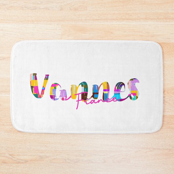 Item preview, Vannes, France, Vibrant Abstract City Typography Art designed and sold by Wanderful-roads.