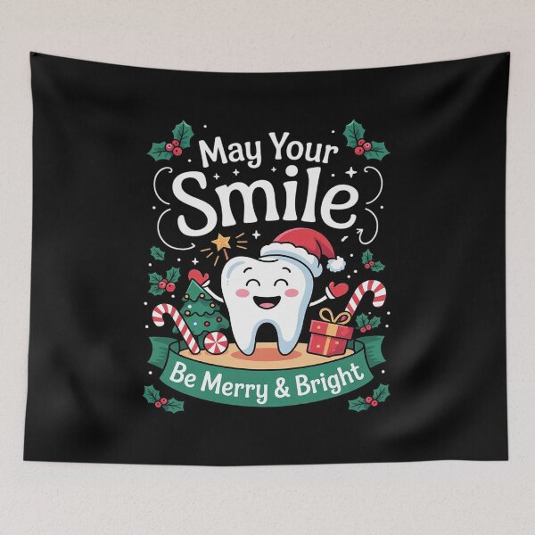 Item preview, May Your Smile Be Merry Bright Dental designed and sold by RuthGAArt.