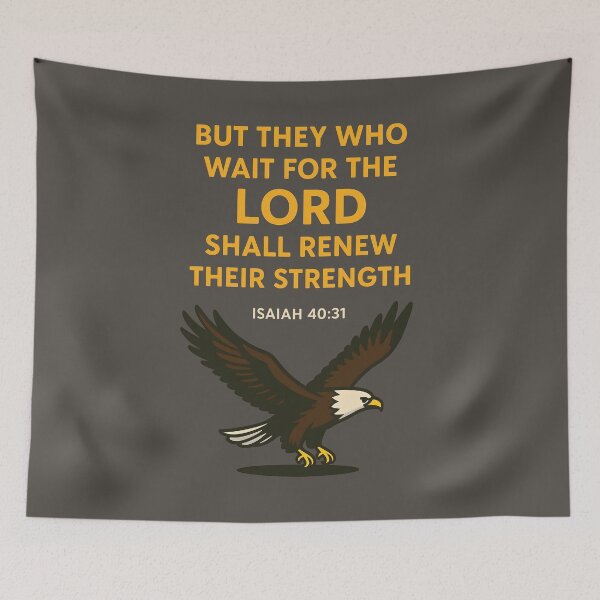 Item preview, Isaiah 40:31 Eagle Christian Bible Verse Design. designed and sold by loveandlightrb.
