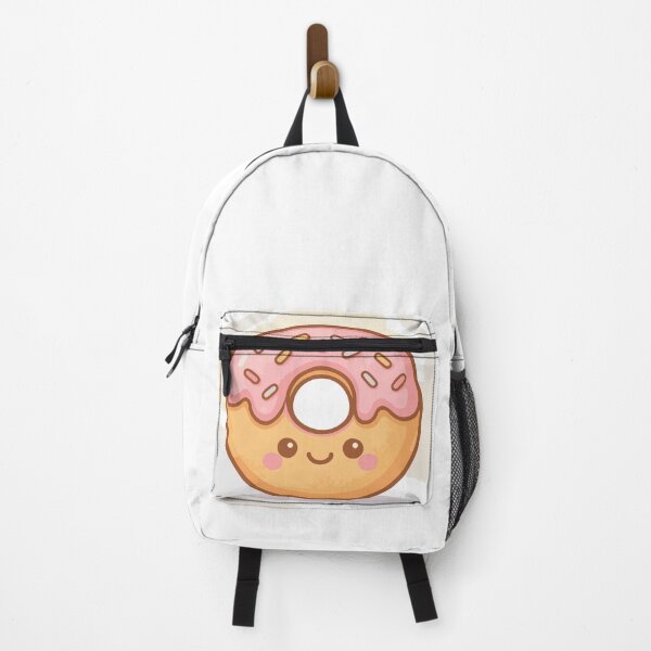 Artikelvorschau, Lächelnder Kawaii-Donut mit rosa Zuckerguss entworfen und verkauft von DaEeX.