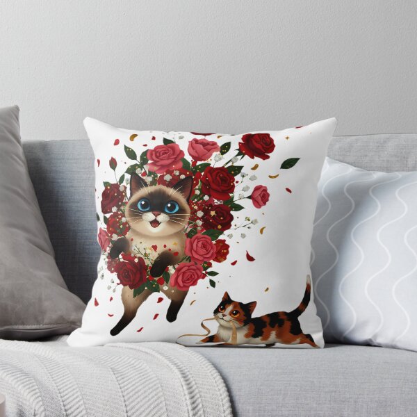 Item preview, Love-Hate Tug-of-War Cats | Gothic Anti-Valentine's Day designed and sold by meesub.