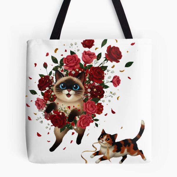 Item preview, Love-Hate Tug-of-War Cats | Gothic Anti-Valentine's Day designed and sold by meesub.