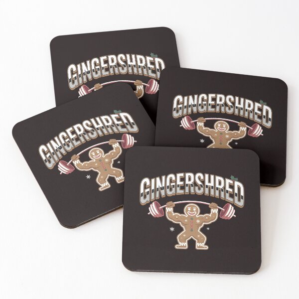 Item preview, Gingershred Bodybuilding – Festive Gym Humor Gift Idea designed and sold by Redgiant87x.