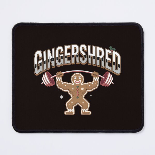 Item preview, Gingershred Bodybuilding – Festive Gym Humor Gift Idea designed and sold by Redgiant87x.
