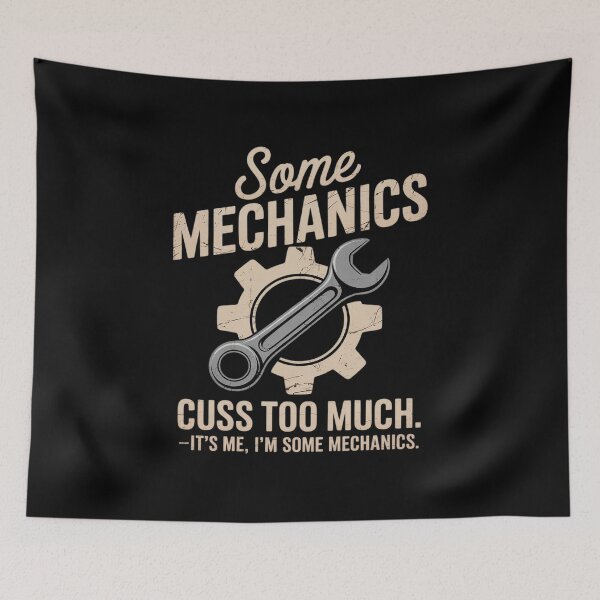 Item preview, Some Mechanics It's Me Car Auto Mechanic Garage Men designed and sold by RuthGAArt.