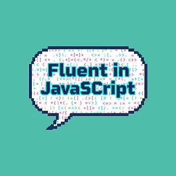 Artwork thumbnail, Fluent JavaScript Geek Humor Art by WiserShop