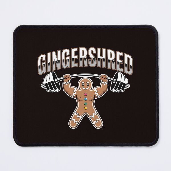 Item preview, Gingershred Bodybuilding – Funny Xmas Gym Meme Design designed and sold by Redgiant87x.