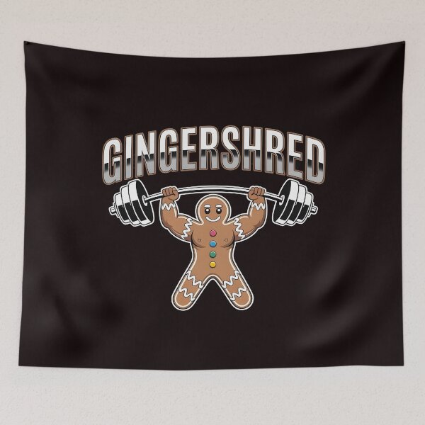 Item preview, Gingershred Bodybuilding – Funny Xmas Gym Meme Design designed and sold by Redgiant87x.