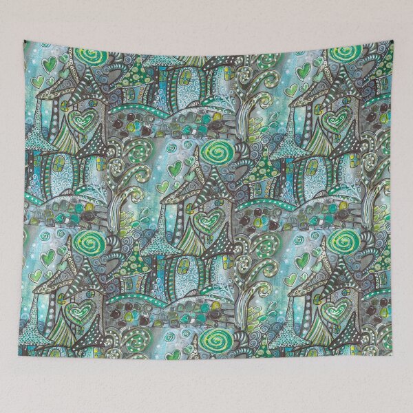 Item preview, Whimsical Night in the Candy Village designed and sold by ColorWander.
