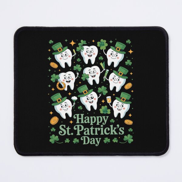 Item preview, St Patrick Dentist Dental Assistant Teeth Irish Coquette Bow designed and sold by RuthGAArt.