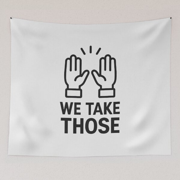 Item preview, We Take Those Praise Hands Funny Gaming Meme designed and sold by SplashTastic.