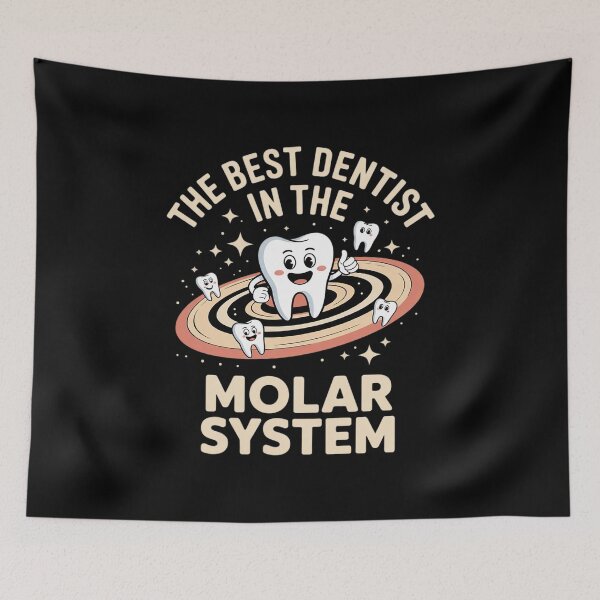 Item preview, The Best Dentist - Molar Teeth Dental Dentistry DDS designed and sold by RuthGAArt.