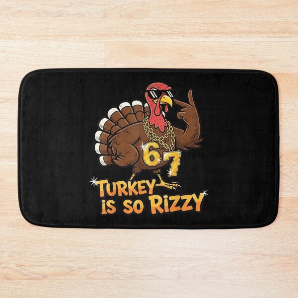 Item preview, Coolest Rizz Turkey Drip Dabbing Gold Chain 67 Thanksgiving Gift Idea designed and sold by Denenberg Jardel.