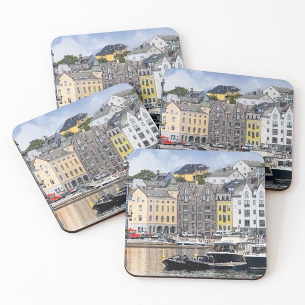 Item preview, Art Nouveau Cityscape Alesund Norway designed and sold by Martyn R Arnold Fine Art Nature & Landscape Photography.