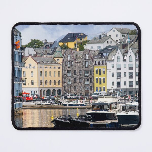 Item preview, Art Nouveau Cityscape Alesund Norway designed and sold by Martyn R Arnold Fine Art Nature & Landscape Photography.