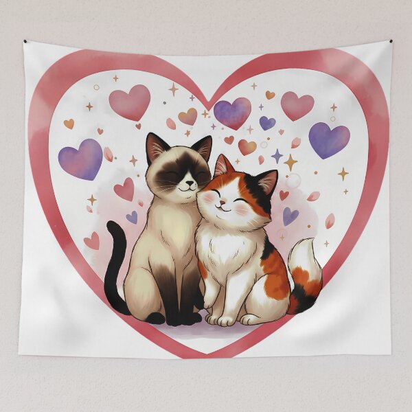 Item preview, Cloud Nine & Haunted Hearts Vampire Cats | Gothic Romance Dream designed and sold by meesub.