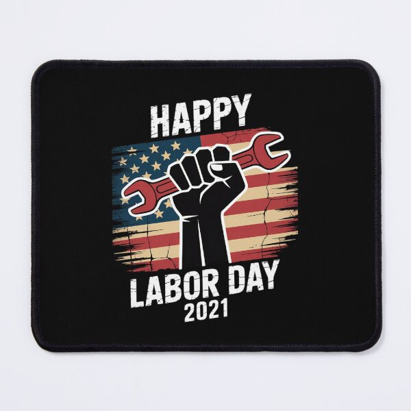 Item preview, Proud Happy Labor Day Workers Union Strong USA Flag designed and sold by THagBlue.