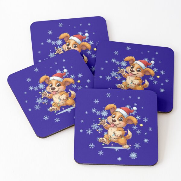 Item preview, Kids Cute Mischievous Christmas Puppy  designed and sold by LANCEWISEMEDIA.