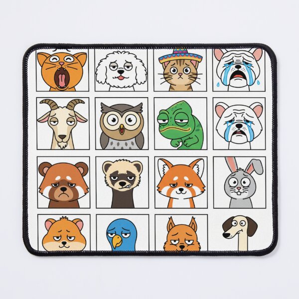 Item preview, Animal Emotion Grid Cute Icons Set designed and sold by 0606PM.