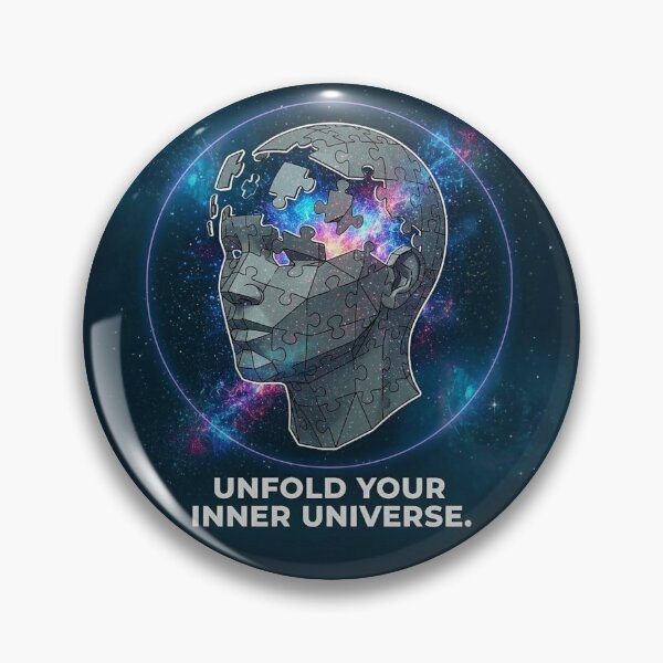 Item preview, Unfold Your Inner Universe – Mind Expansion Cosmic Puzzle Art | Motivational Galaxy Design designed and sold by SV-Creation.