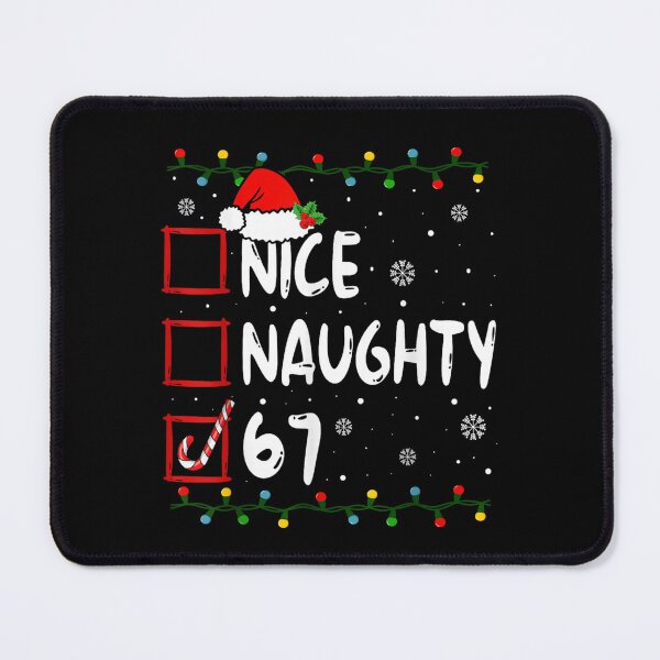 Item preview, Funny Christmas Naughty Nice List Checklist 67 Santa Hat Lights designed and sold by EvelysEmelia.